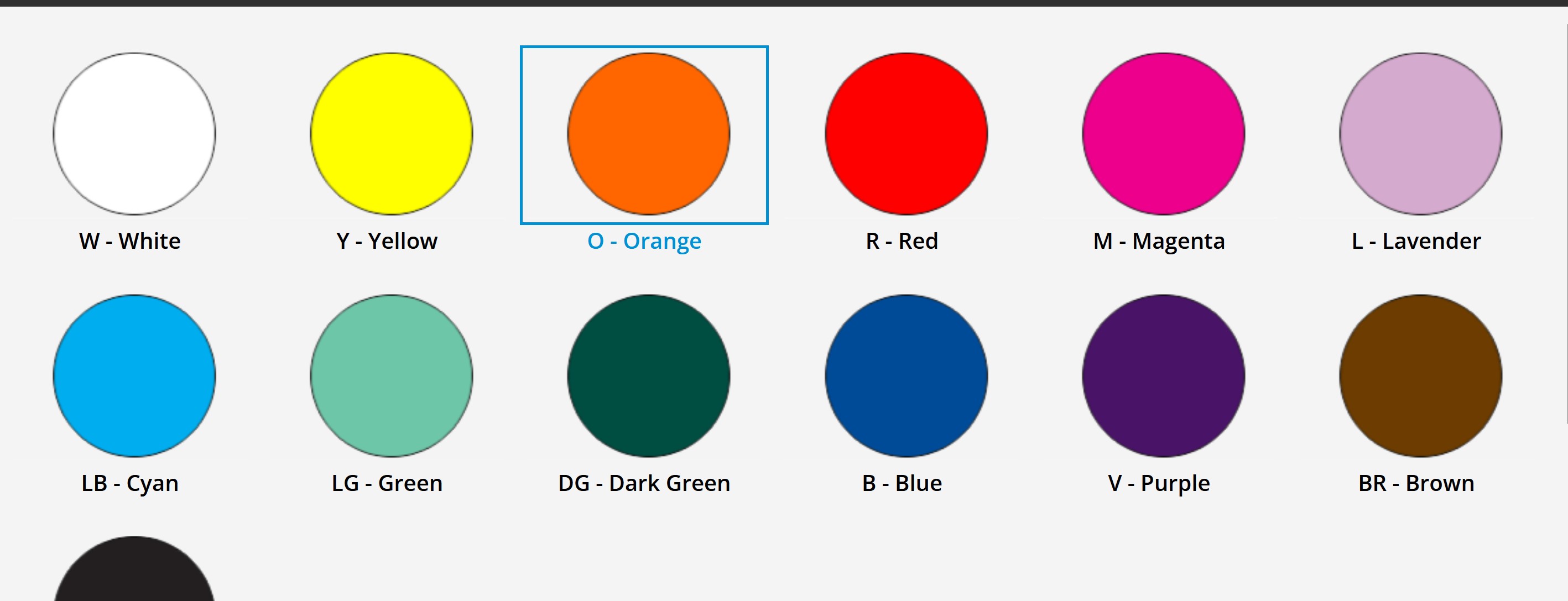 color stickers