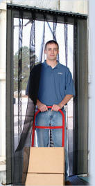 Air Flex Black Strip Door
